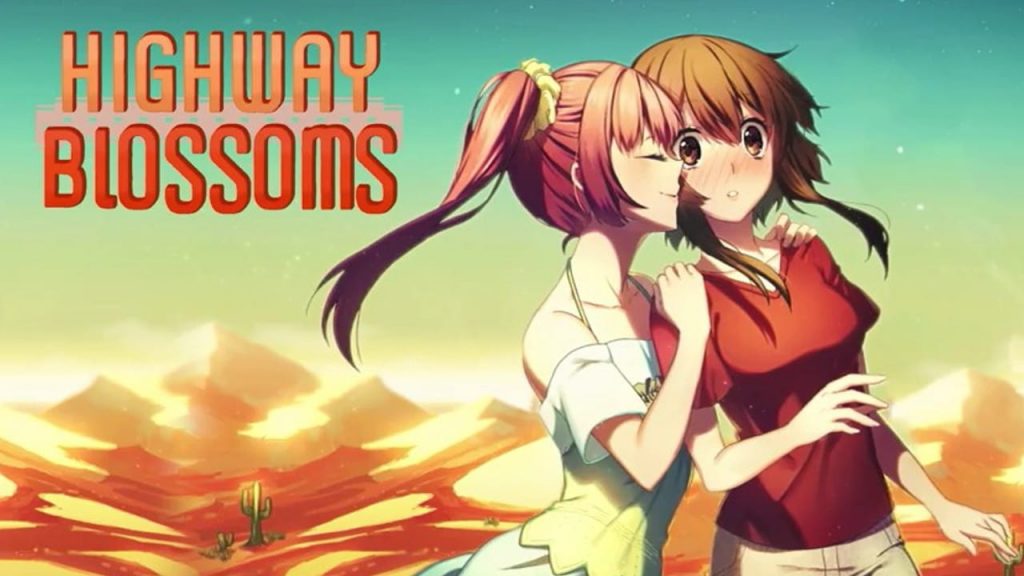 Highway Blossoms is a short yuri story set in the American Southwest. After an old gold rush miner's journal is discovered, a nationwide craze begins as would-be prospectors try to solve the cryptic clues it contains and discover the miner's hidden treasure.