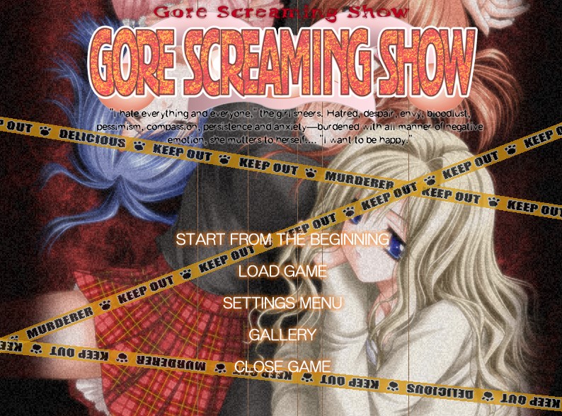 Gore Screaming Show | Title Screen
