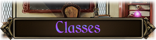 Stardander School for Witches - "Classes" header