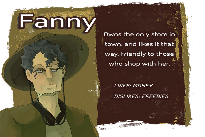 A Heart of Butterblue character introduction - Fanny