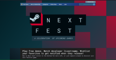 Steam Next Fest store page